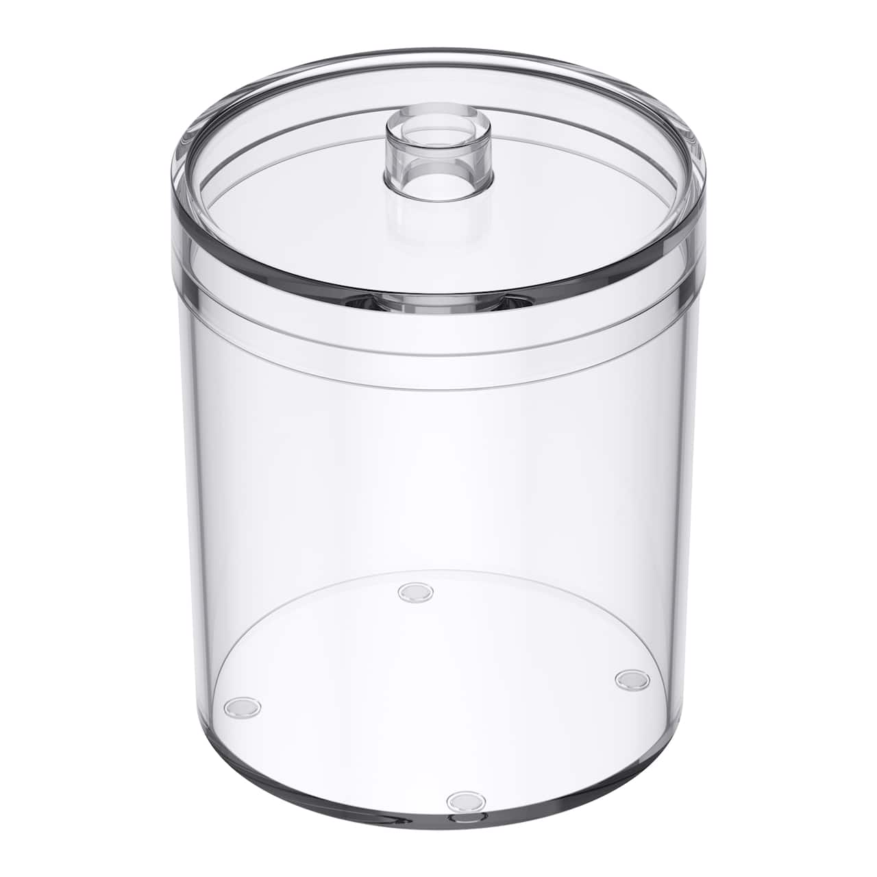 Pot de rangement en plastique transparent de 1,7 kg d’Ordonnez simplement